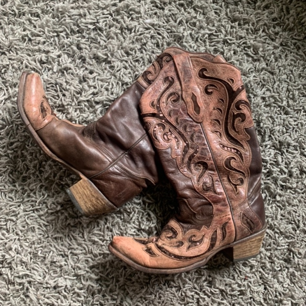 Corral leather Boots sz 8.5 C1183
